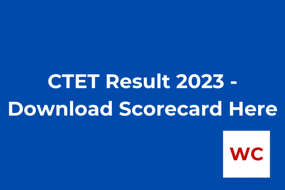 CTET Result 2023