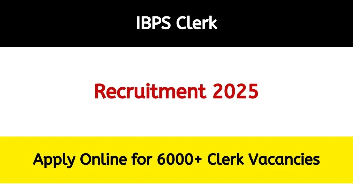 IBPS Clerk Recruitment