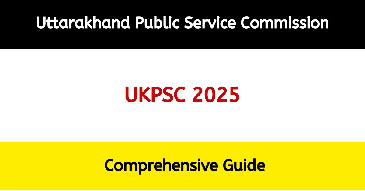 Uttarakhand Public Service Commission